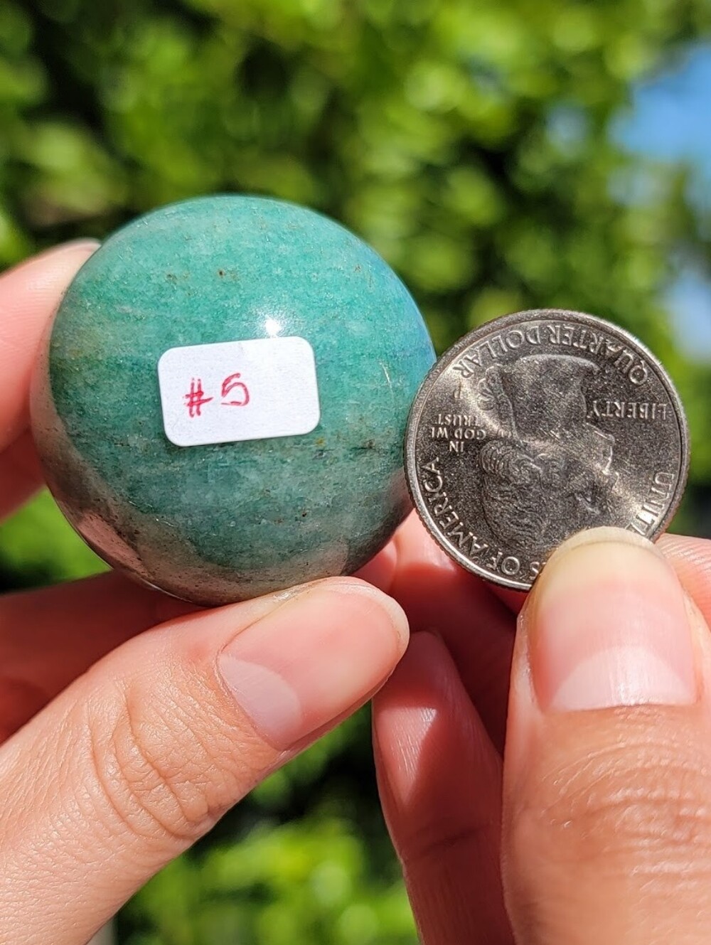 (#5) NEW 38MM - 78G RAINBOW AVENTURINE SPHERE